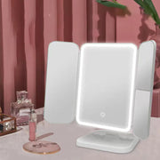 Trifold LED Makeup Mirror Beauty Lights V1142-PB1005005885148433