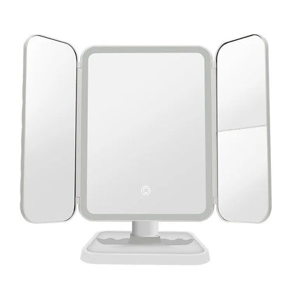 Trifold LED Makeup Mirror Beauty Lights V1142-PB1005005885148433