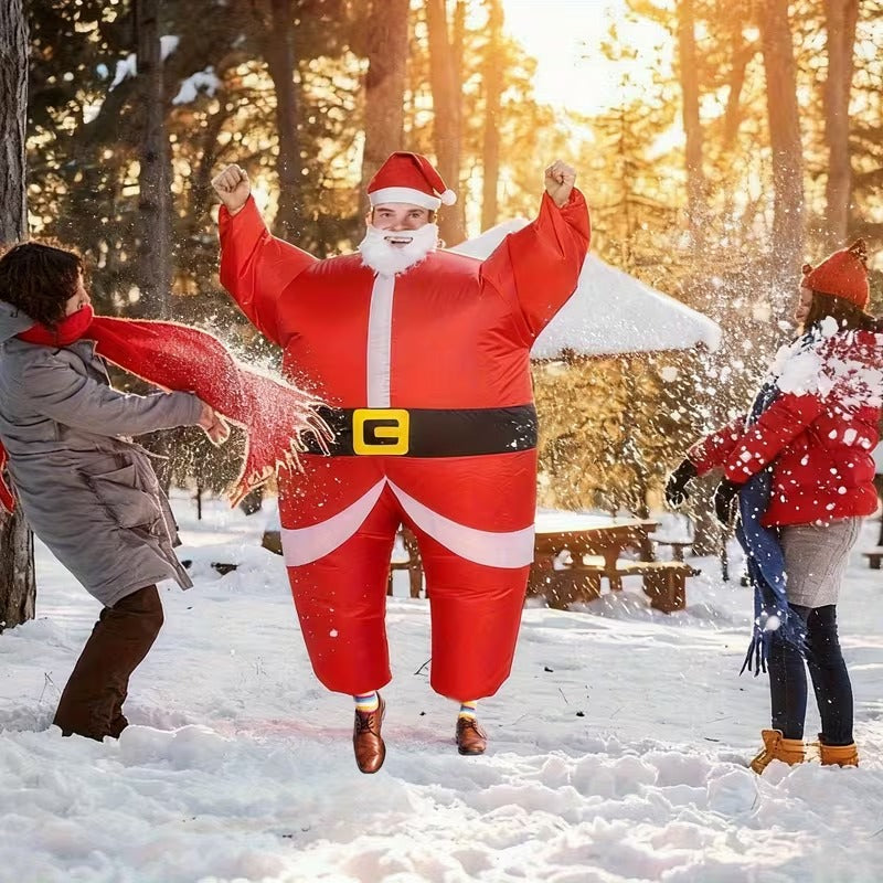 Santa Costume Self-Expanding Christmas Suit V1142-PB601099720882485