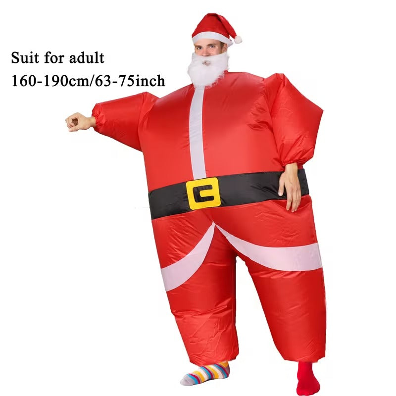 Santa Costume Self-Expanding Christmas Suit V1142-PB601099720882485