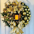 Snowman Fruit Nut Christmas Wreath V1142-PB601103625365763