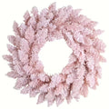 Pink Snowy Pine Christmas Wreath V1142-PB601104179821977