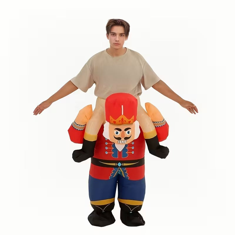 Nutcracker Soldier Inflatable Ride-On Costume V1142-PB601104407314076