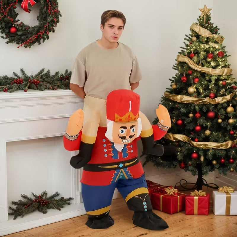 Nutcracker Soldier Inflatable Ride-On Costume V1142-PB601104407314076