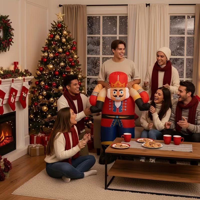 Nutcracker Soldier Inflatable Ride-On Costume V1142-PB601104407314076