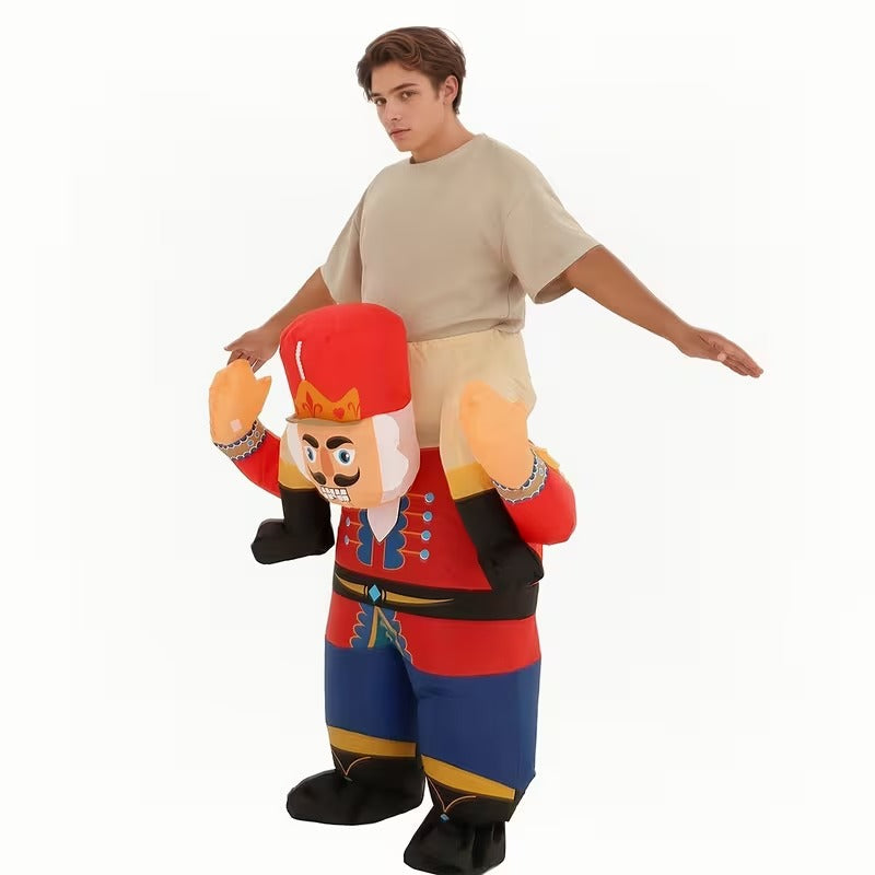 Nutcracker Soldier Inflatable Ride-On Costume V1142-PB601104407314076
