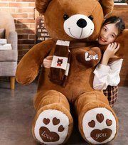 Huge 100cm Brown Giant Teddy Bear Toys V1142-PBNNETEDB