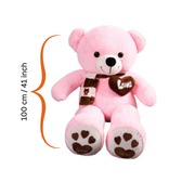 Huge 100cm Giant Pink Teddy Bear Soft Plush V1142-PBNNETEDP