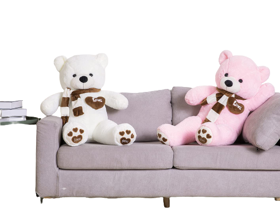Huge 100cm Giant Pink Teddy Bear Soft Plush V1142-PBNNETEDP