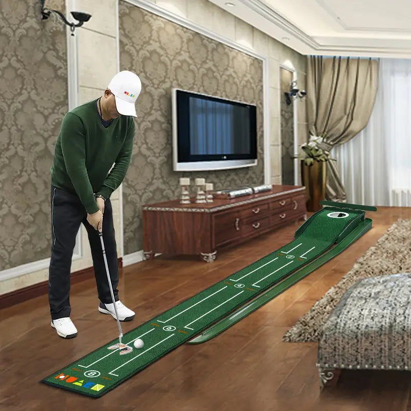 Compact Edition Portable Golf Putting Training Mat V1142-PBPM24051