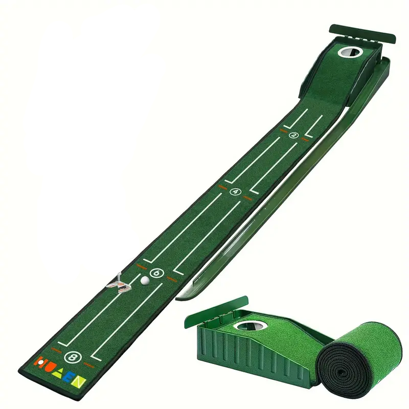 Compact Edition Portable Golf Putting Training Mat V1142-PBPM24051