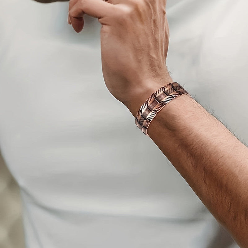3X Strong Copper Magnetic Bracelet for Men V1142-PBYY10997