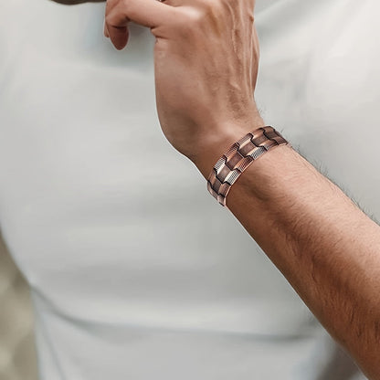 3X Strong Copper Magnetic Bracelet for Men V1142-PBYY10997