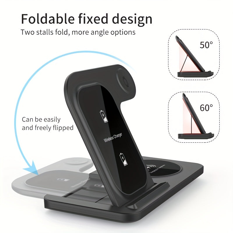 3-in-1 Fast Wireless Charger for iPhone & Apple Devices V1142-TM601099517431094