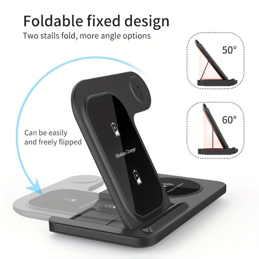 3-in-1 Fast Wireless Charger for iPhone & Apple Devices V1142-TM601099517431094