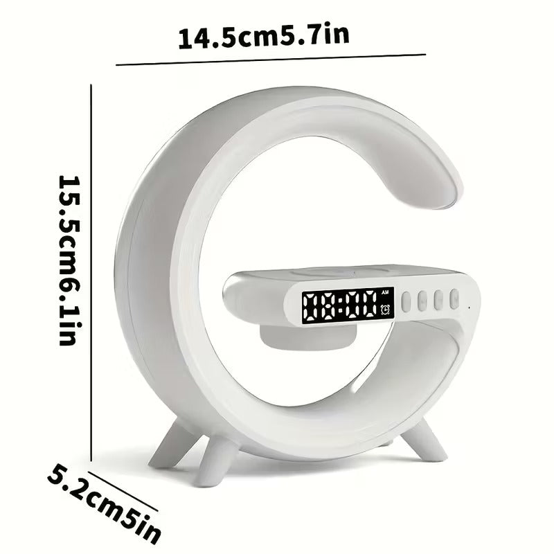Wireless Bluetooth Speaker with RGB Light & Alarm V1142-TM601099525345606