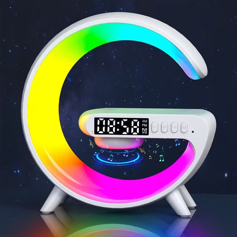 Wireless Bluetooth Speaker with RGB Light & Alarm V1142-TM601099525345606