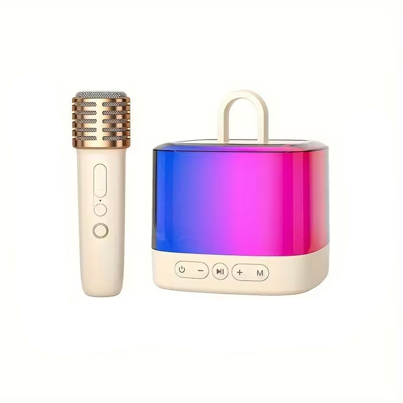 Mini Karaoke Machine with Wireless Microphones V1142-TM601099560353158