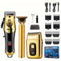 Golden Hair Clipper Razor Trimmer Set for Men V1142-TM601099587116983