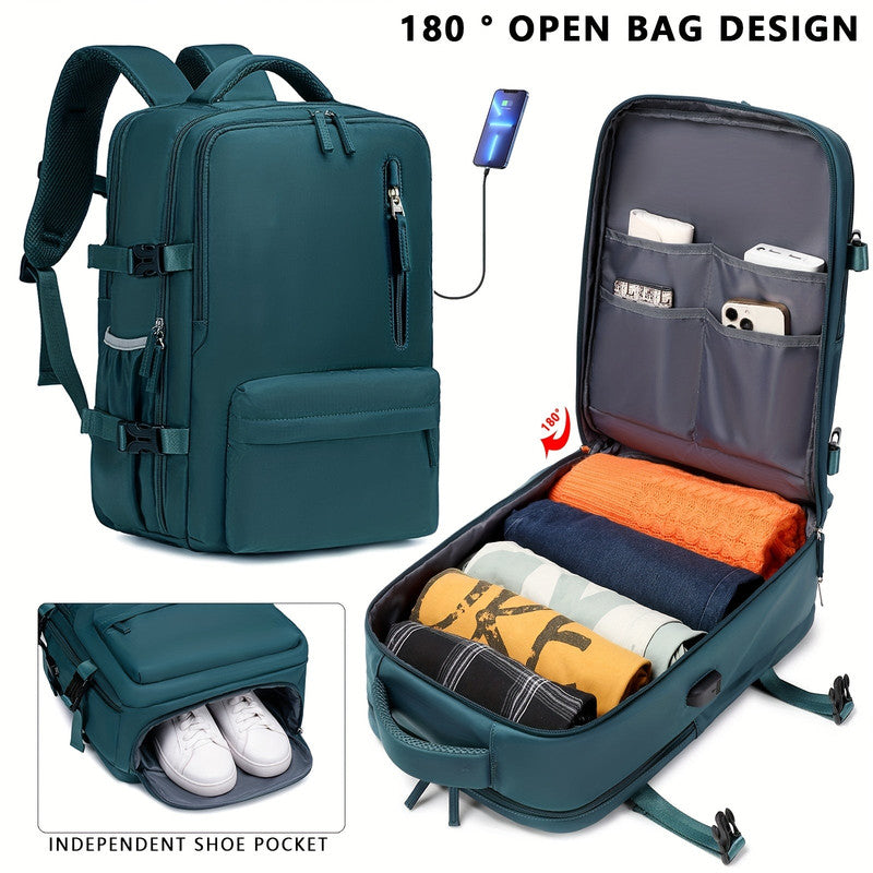Large Capacity Travel Backpack with USB Charging V1142-TM601099587956480