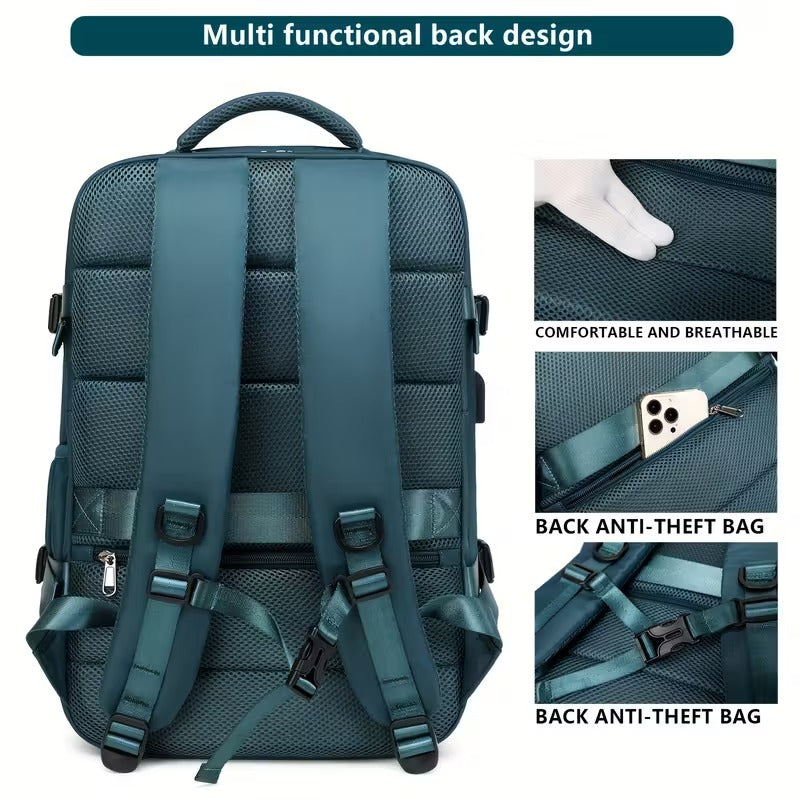 Large Capacity Travel Backpack with USB Charging V1142-TM601099587956480