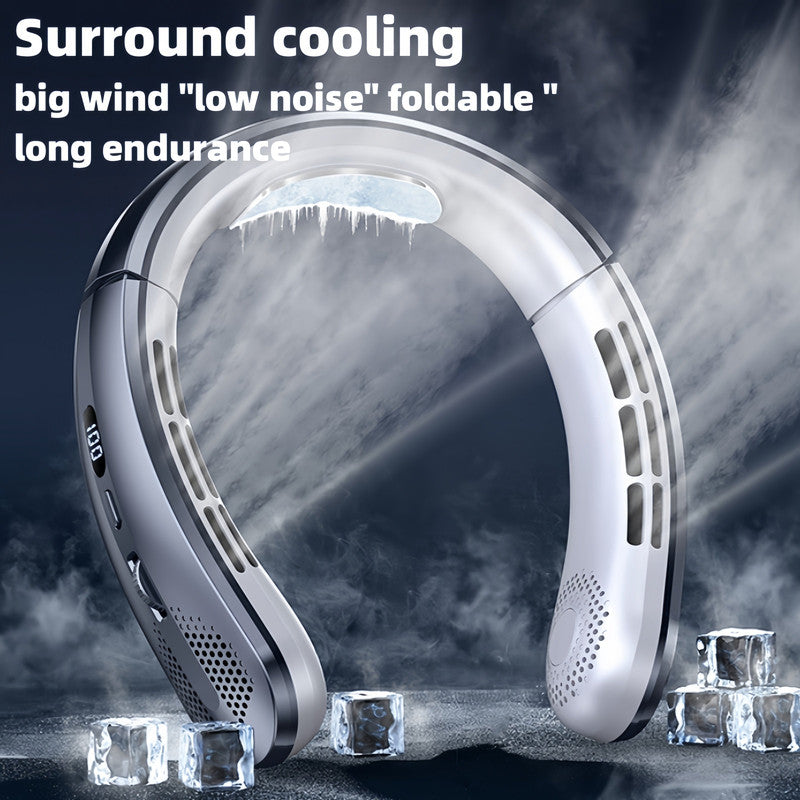 Hanging Neck Fan USB Rechargeable V1142-TM601099629309336