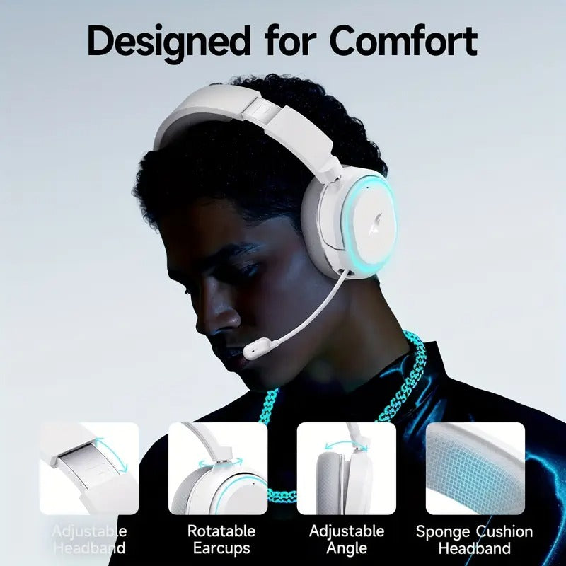 Wireless Gaming Headset with Surround Sound V1142-TM601099692386688