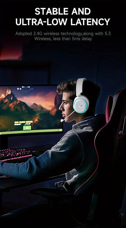 Wireless Gaming Headset with Surround Sound V1142-TM601099692386688