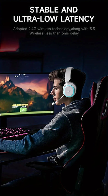 Wireless Gaming Headset with Surround Sound V1142-TM601099692386688