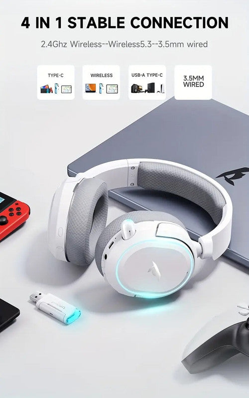 Wireless Gaming Headset with Surround Sound V1142-TM601099692386688