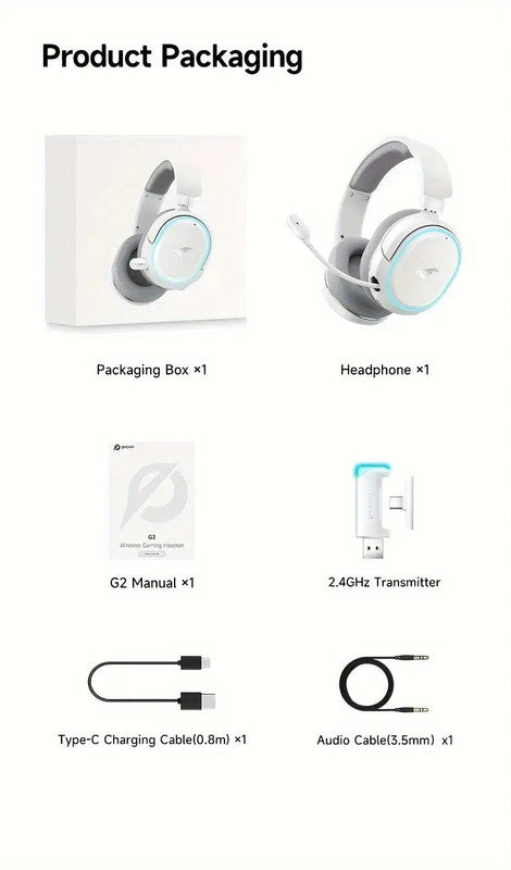 Wireless Gaming Headset with Surround Sound V1142-TM601099692386688
