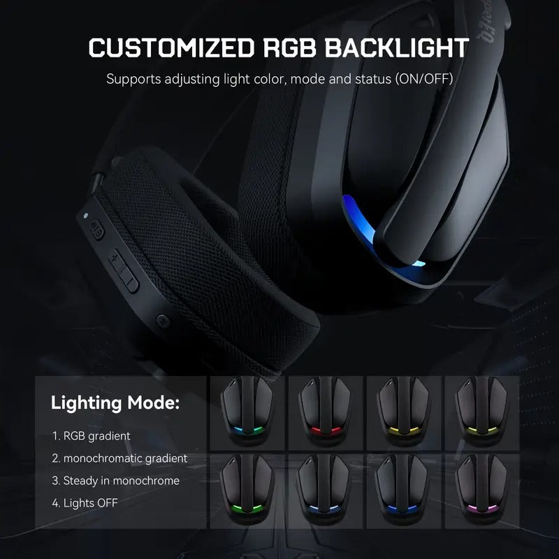 Wireless Gaming Headphones with Noise Cancelling Mic V1142-TM601099834528221