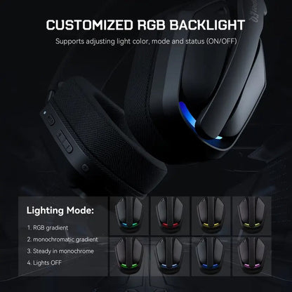 Wireless Gaming Headphones with Noise Cancelling Mic V1142-TM601099834528221