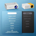 1080P HD Mini Projector with LED Display V1142-TM601099899852758