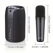 Wireless Speaker with Dual Karaoke Microphones V1142-TM601100200564973