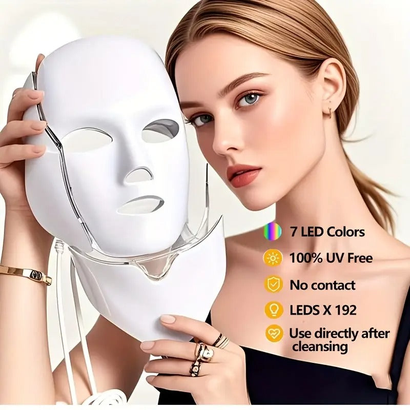 LED Facial & Neck Mask (7 Colors) V1142-TM601100245091346