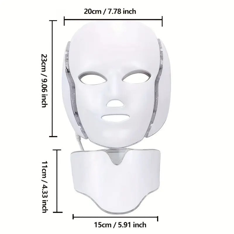 LED Facial & Neck Mask (7 Colors) V1142-TM601100245091346