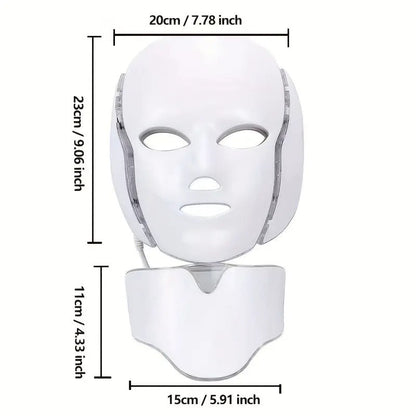 LED Facial & Neck Mask (7 Colors) V1142-TM601100245091346