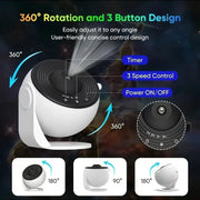 Galaxy Star Projector with 13 Discs USB V1142-TM601100250193241