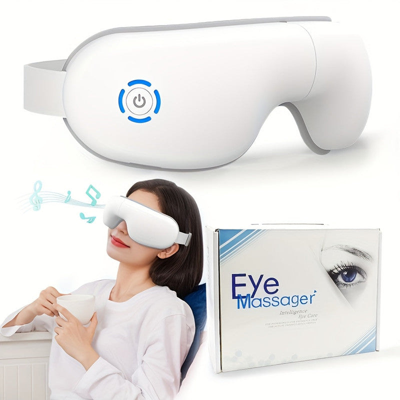 4D Portable Eye Massager with Heat & Music V1142-TM601100366296580