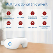 4D Portable Eye Massager with Heat & Music V1142-TM601100366296580