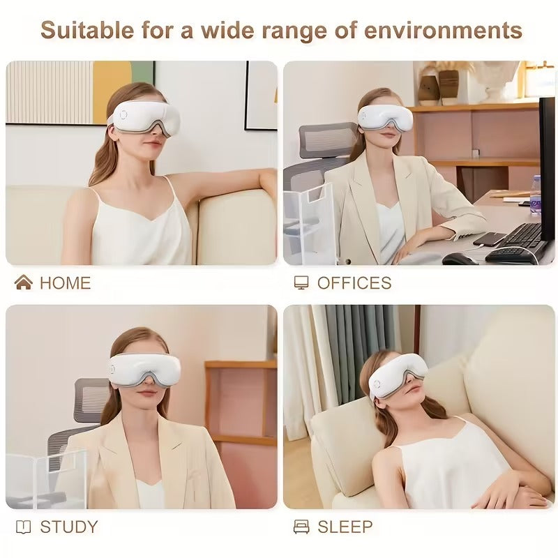4D Portable Eye Massager with Heat & Music V1142-TM601100366296580