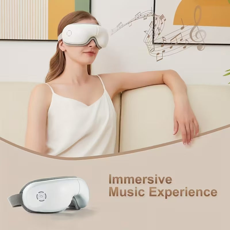 4D Portable Eye Massager with Heat & Music V1142-TM601100366296580