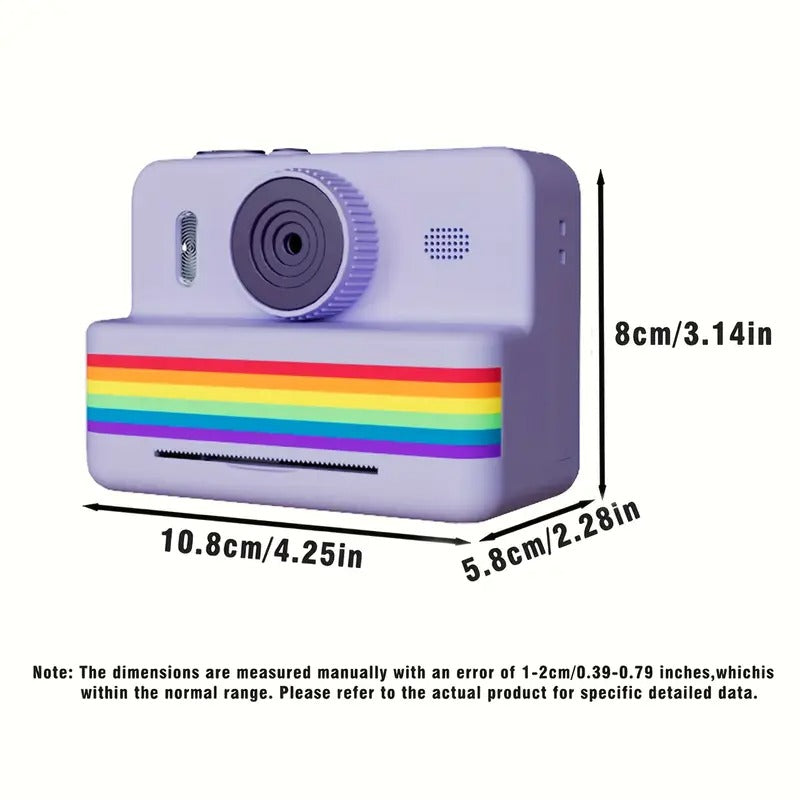 Portable Photo Printer Camera with Rechargeable Battery V1142-TM601100498012977