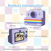 Portable Photo Printer Camera with Rechargeable Battery V1142-TM601100498012977