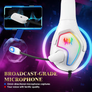 Stereo Gaming Headset for PS4 PS5 Xbox RGB 7.1 V1142-TM601100688154582