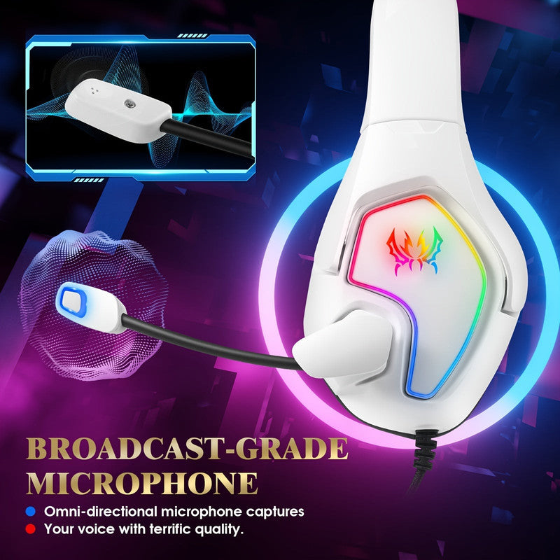 Stereo Gaming Headset for PS4 PS5 Xbox RGB 7.1 V1142-TM601100688154582