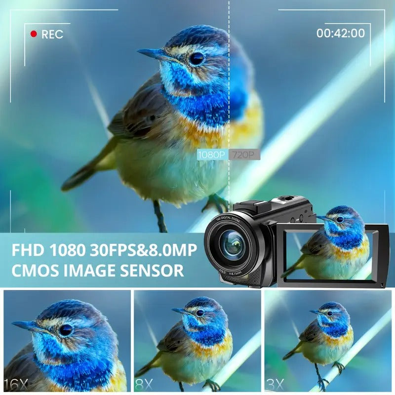 1080P 24MP Digital Camera with 3.0" LCD V1142-TM601100904380310