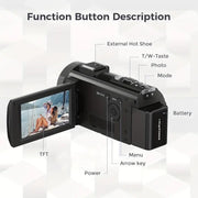 1080P 24MP Digital Camera with 3.0" LCD V1142-TM601100904380310