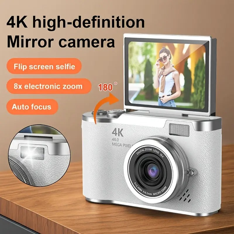 Retro CCD-4K Digital Camera with Flip Screen V1142-TM601101227932501